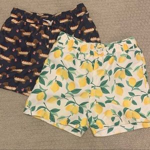 Janie and Jack Swim trunk Bundle